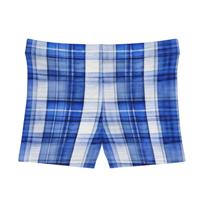 Blue Plaid Shorts