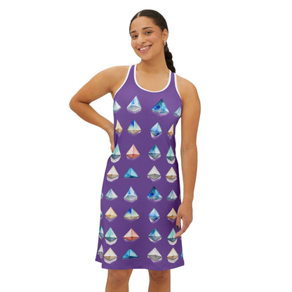 Triangle Pattern Racerback Dress