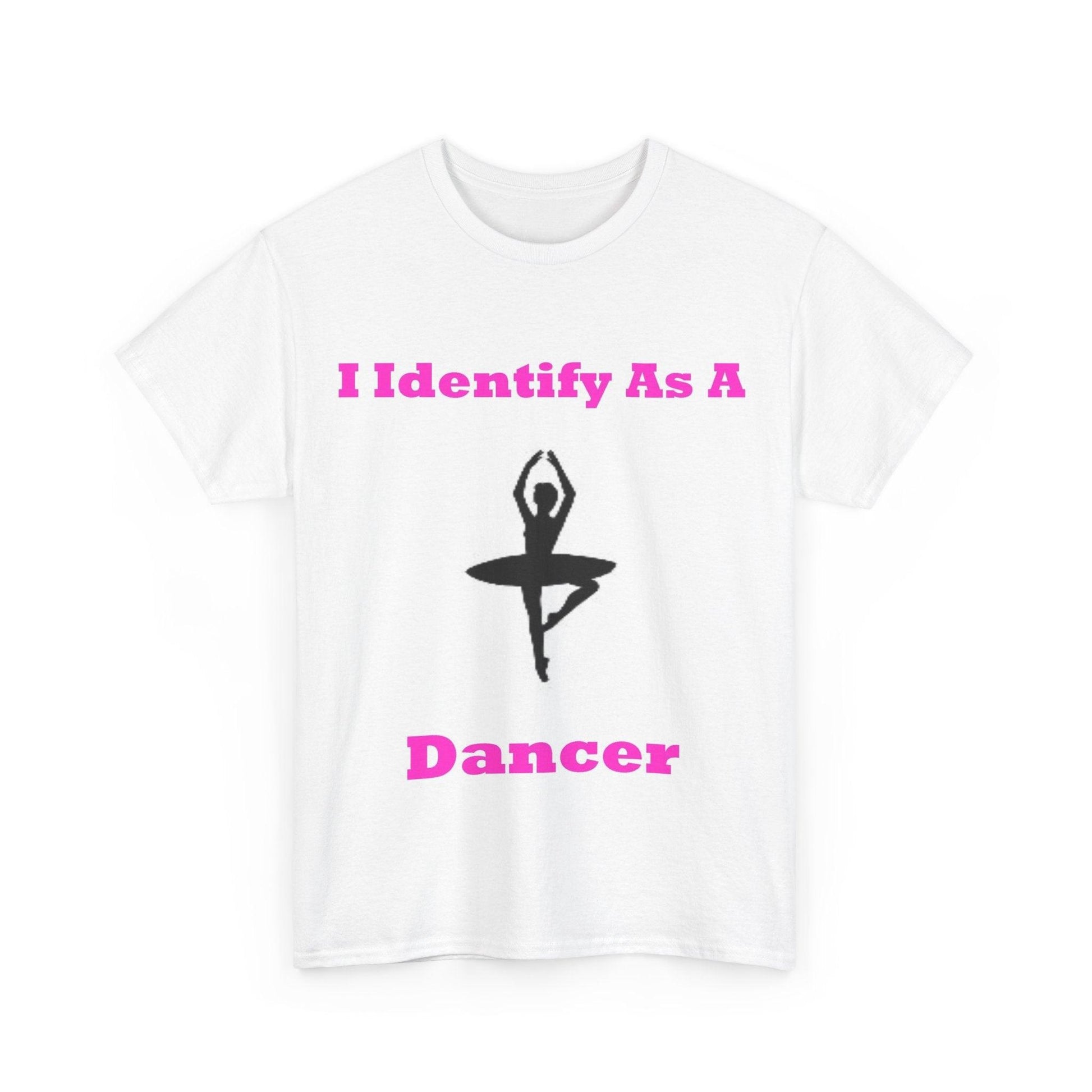 ID Dancer (White) - Unisex Heavy Cotton Tee - Better Mode