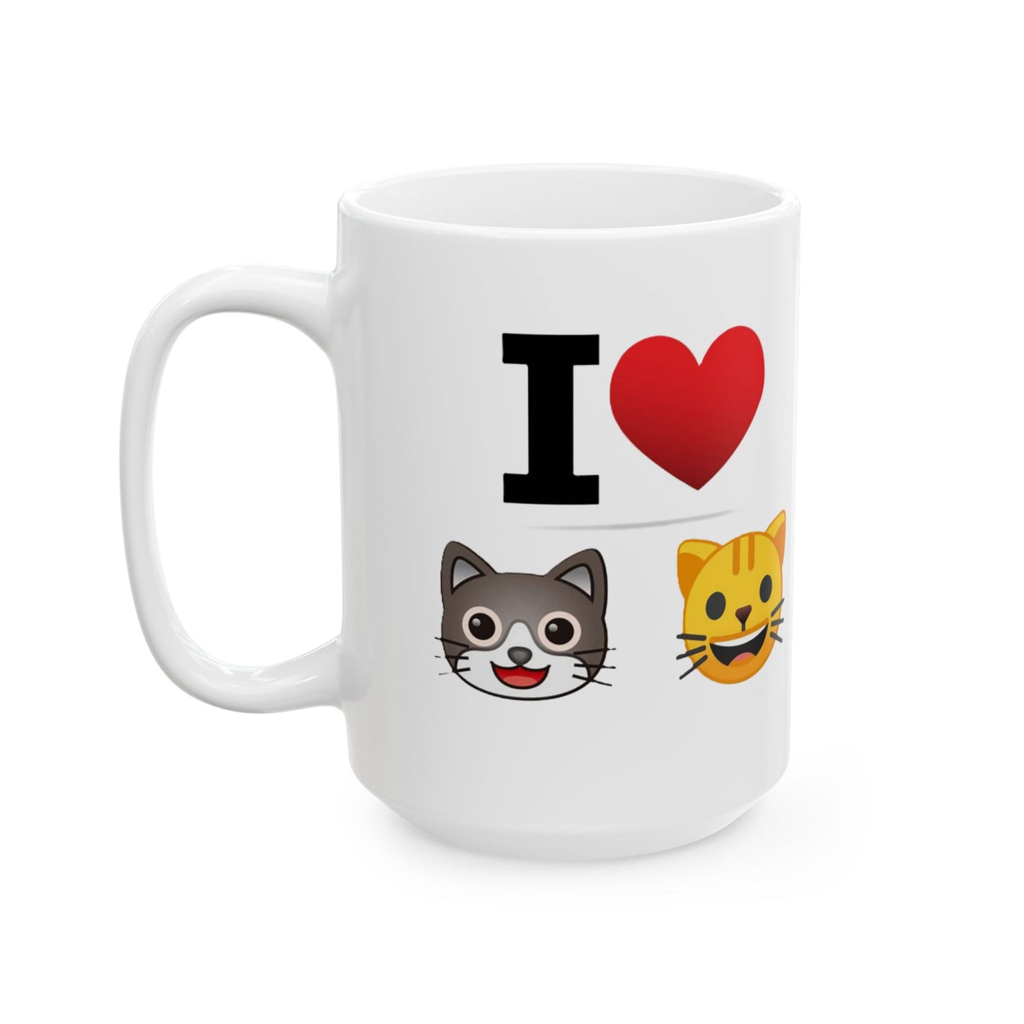 I Heart Cats - Ceramic Mug, (11oz, 15oz) - Better Mode