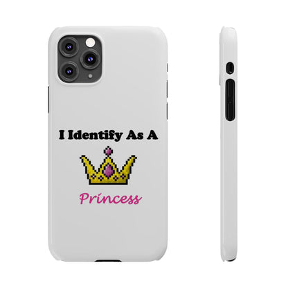 ID Princess (White) - Slim Phone Cases - Better Mode