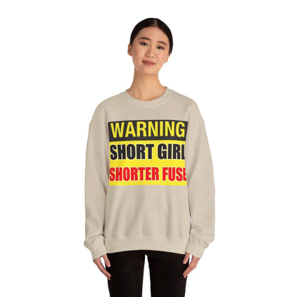 Short Girl Shorter Fuse - Unisex Heavy Blend™ Crewneck Sweatshirt