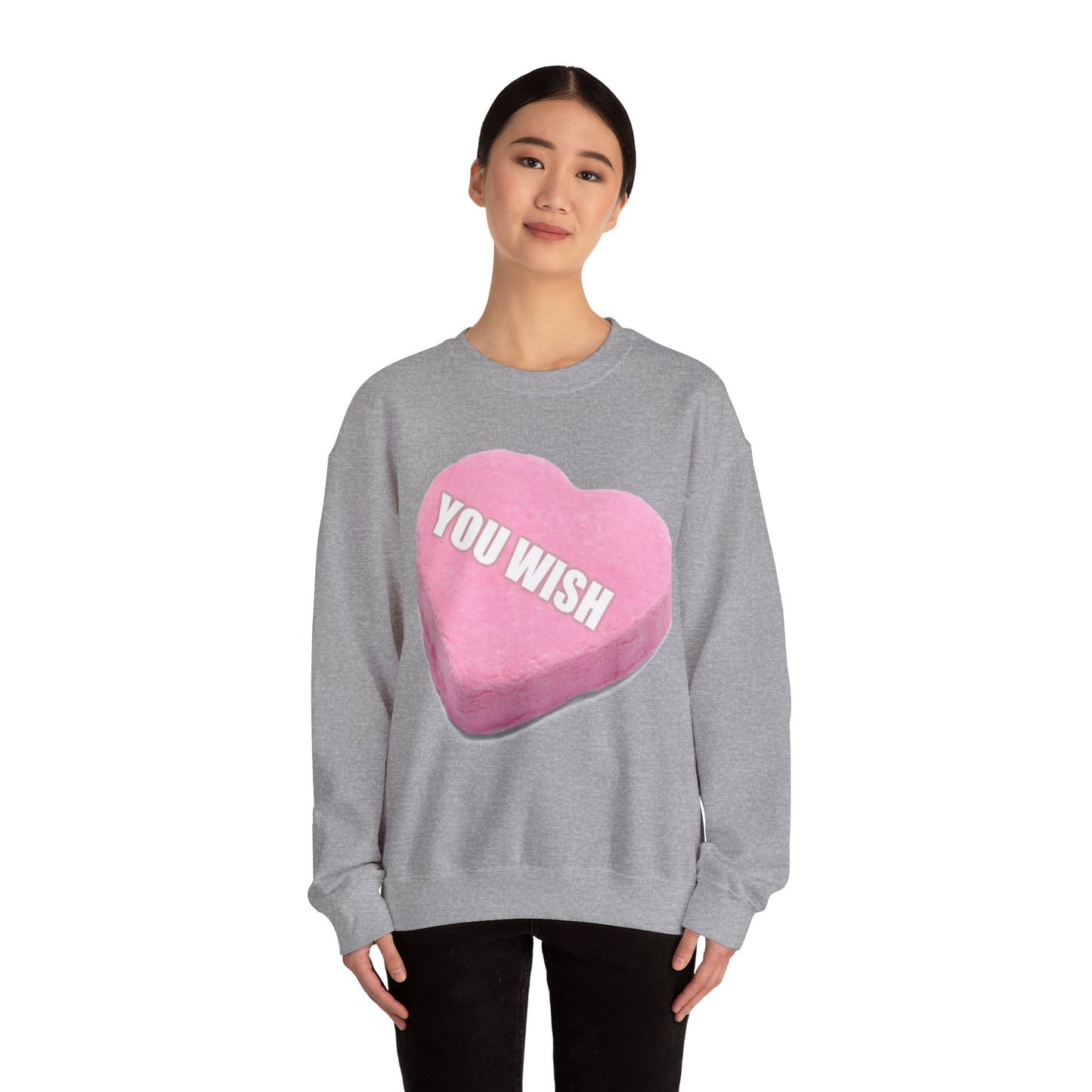 Candy Heart "You Wish" - Crewneck Sweatshirt - Better Mode