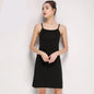 Women's Summer Mid Length Modal Suspender Dress - Better Mode