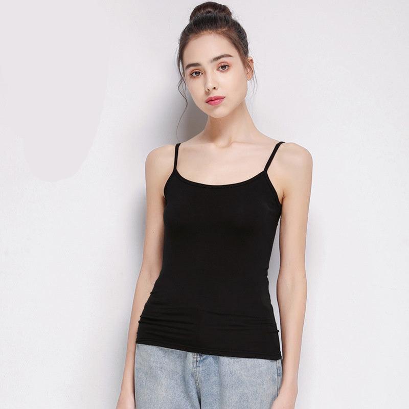 Women's Summer Mid Length Modal Suspender Dress - Better Mode