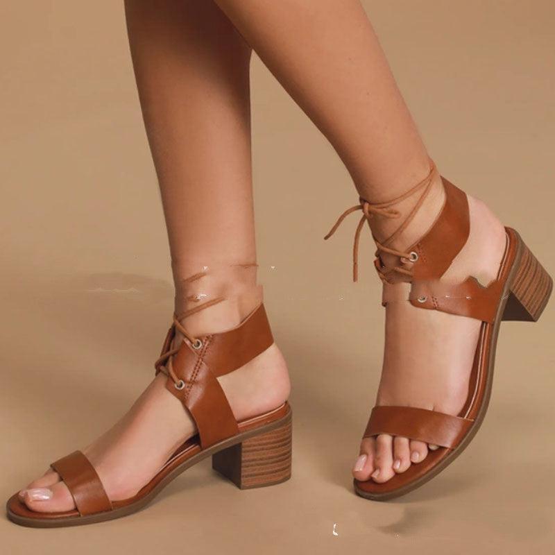 Women's Sandals - Low Heel