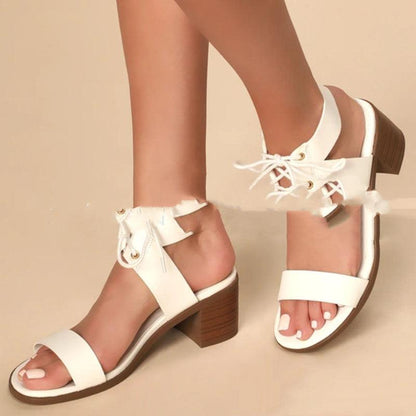 Women's Sandals - Low Heel