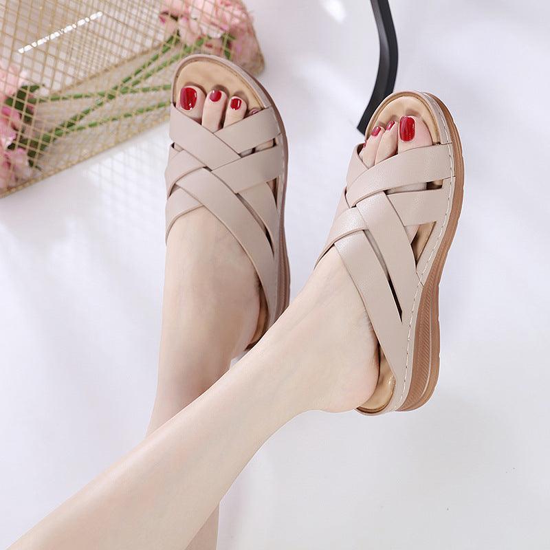 Women's Sandals - Cross Style - Comfort Design