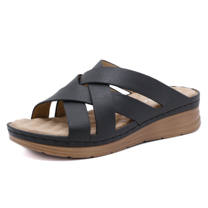 Women's Sandals - Cross Style - Comfort Design