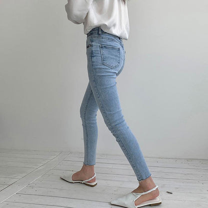 Women's Jeans - Skinny Fit - High Waist