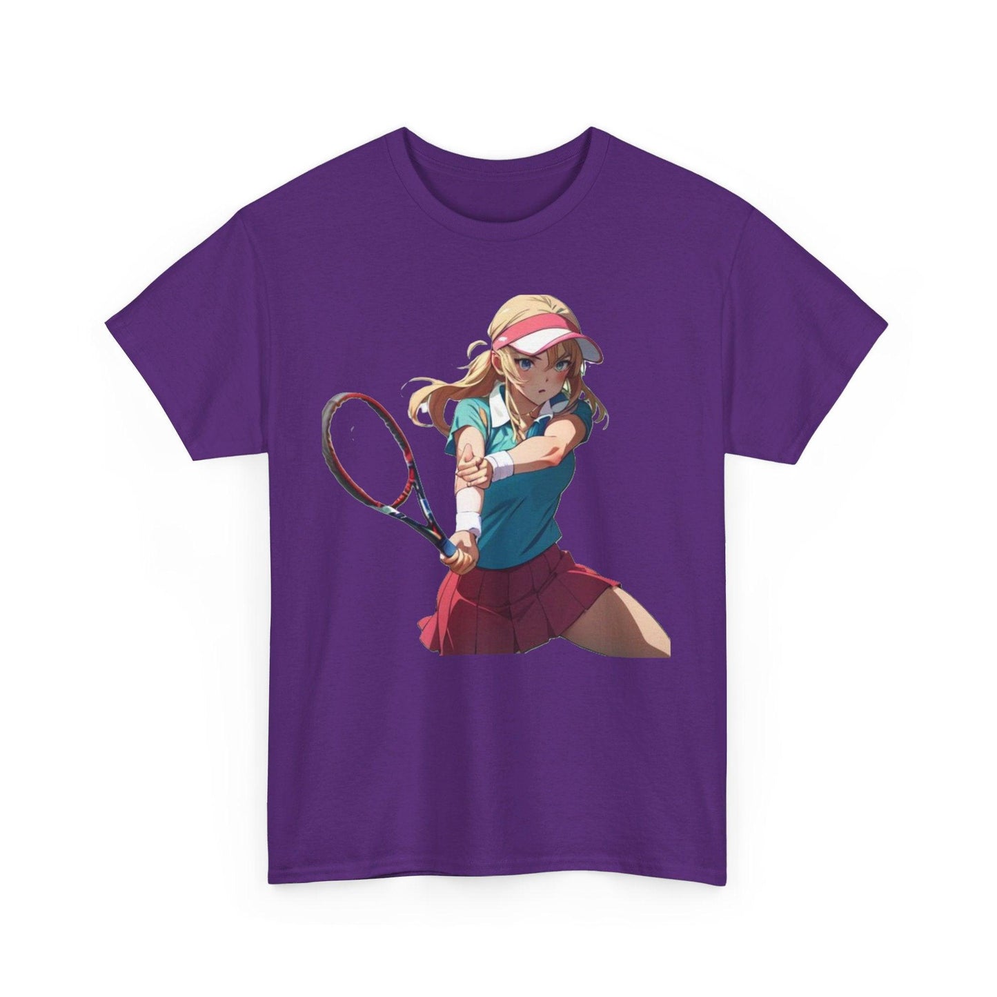 Anime Tennis 3 - Unisex Heavy Cotton T-Shirt