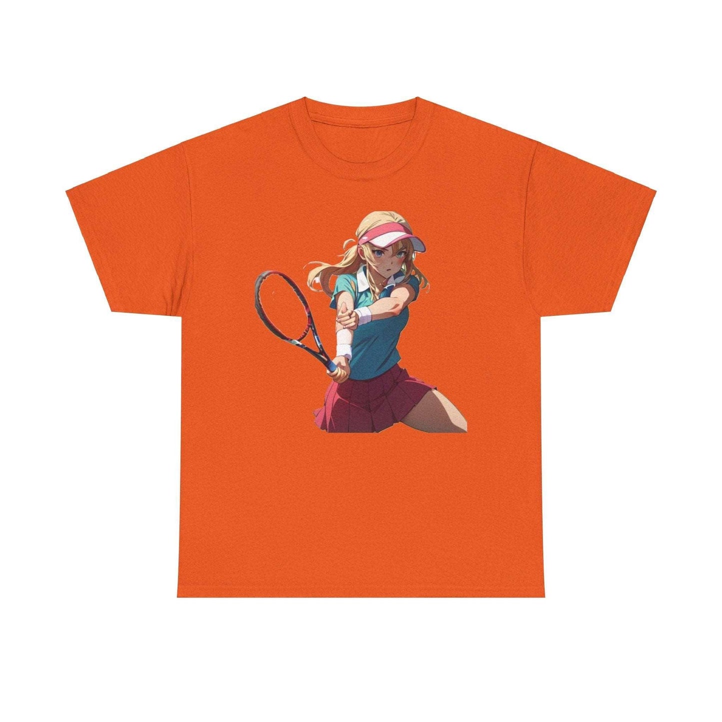 Anime Tennis 3 - Unisex Heavy Cotton T-Shirt