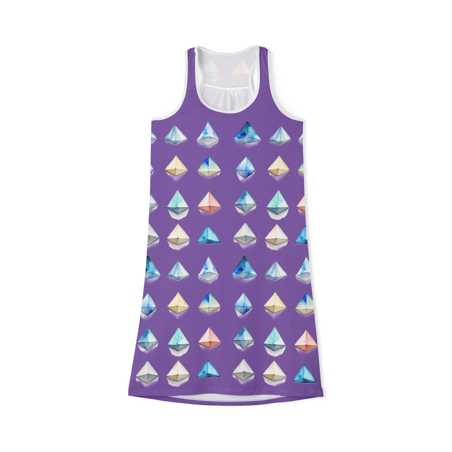 Triangle Pattern Racerback Dress