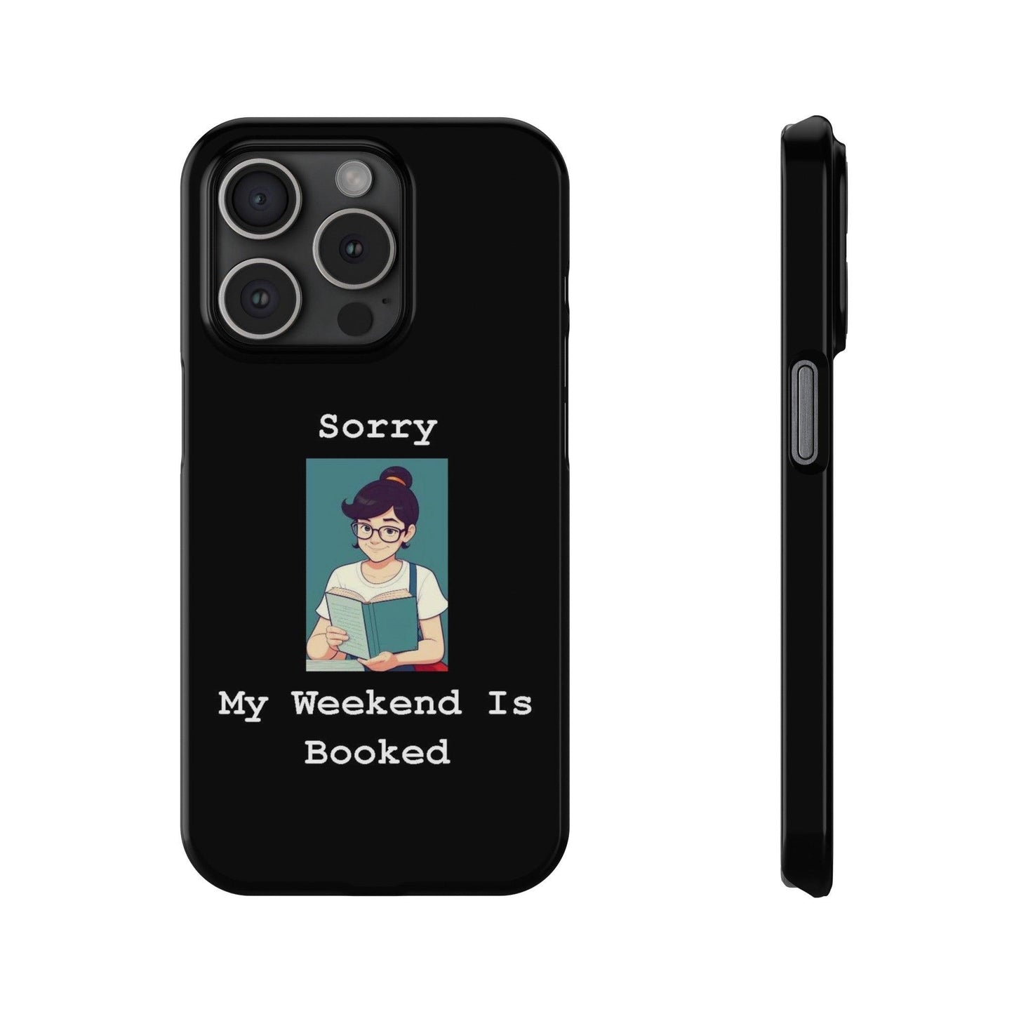 Booked 2 (Black) - Slim Phone Cases - Better Mode