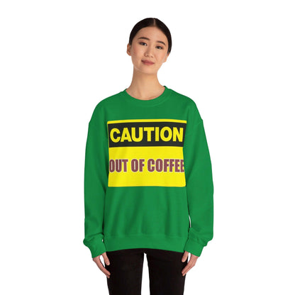 Caution Coffee - Unisex Heavy Blend™ Crewneck Sweatshirt