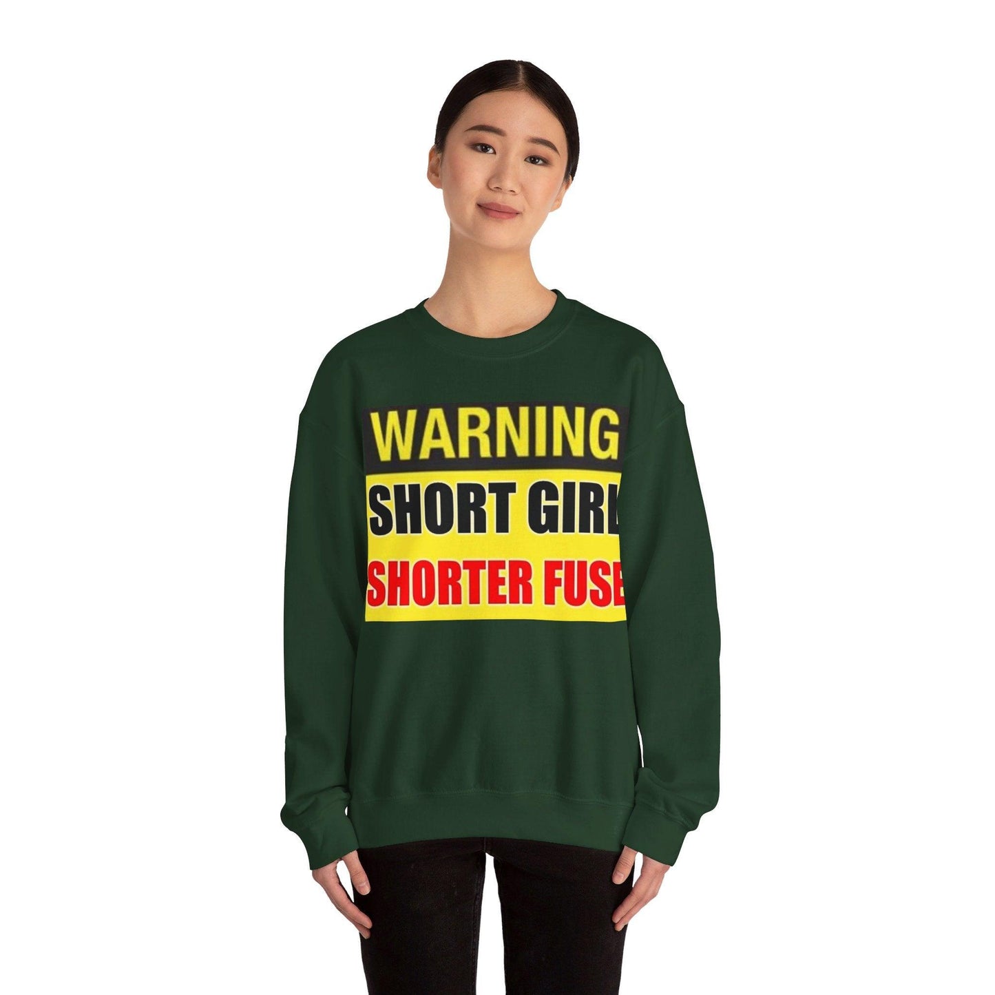 Short Girl Shorter Fuse - Unisex Heavy Blend™ Crewneck Sweatshirt