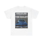 Unleash The Beast Classic Cars Blue Hood - Unisex Heavy Cotton T-Shirt