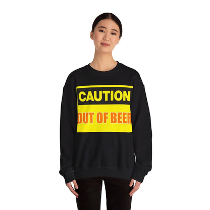 Caution Beer - Unisex Heavy Blend™ Crewneck Sweatshirt