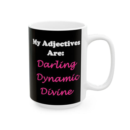 Darling (Black) - Ceramic Mug, (11oz, 15oz)