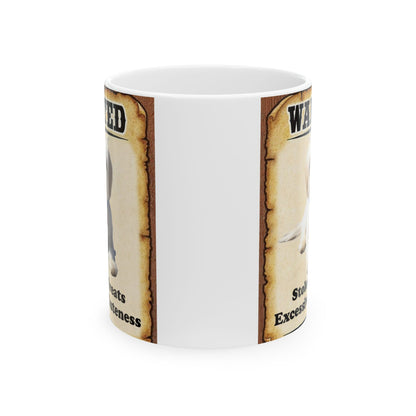 Wanted Poster Ceramic Mug - Maltese