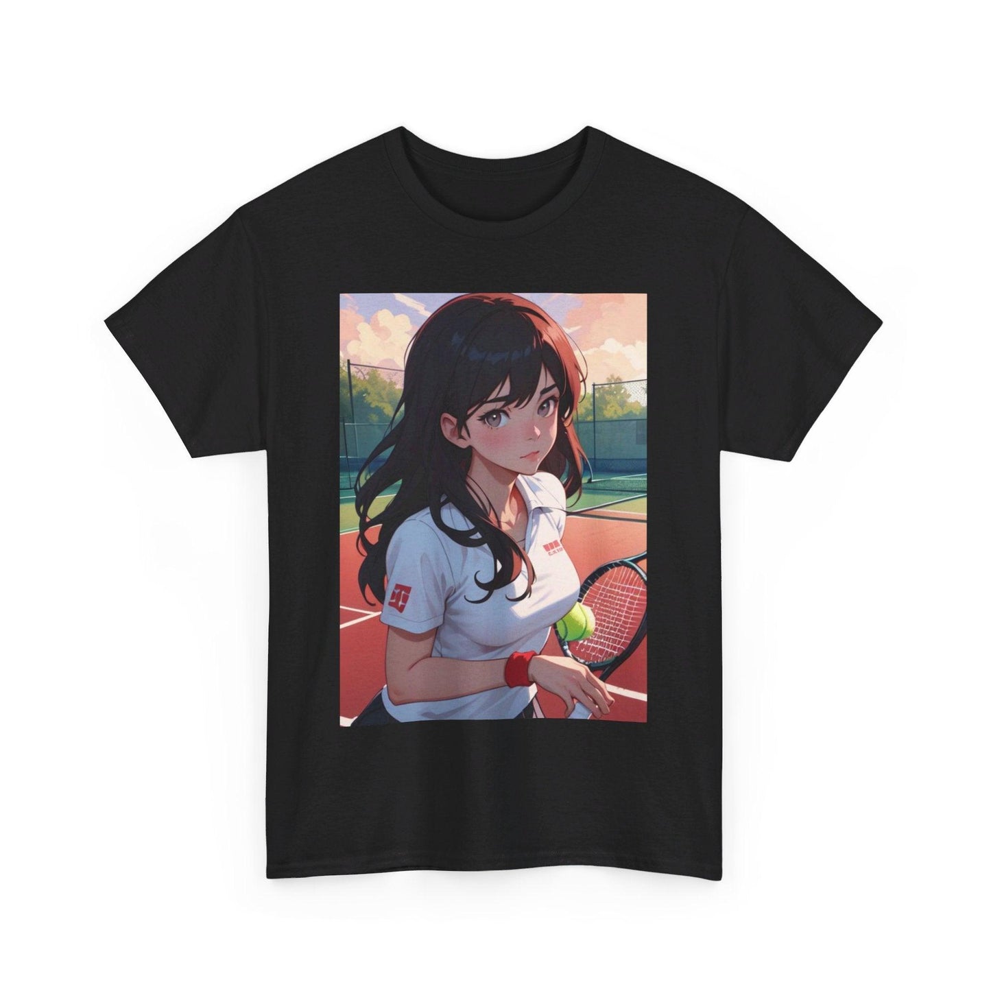 Anime Tennis 5 - Unisex Heavy Cotton T-Shirt