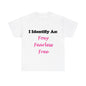 ID Foxy Fearless Free (White) - Unisex Heavy Cotton T-Shirt