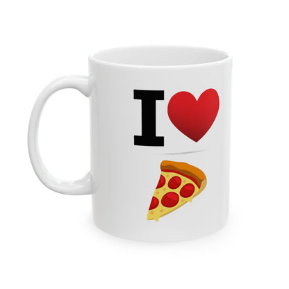 I Heart Pizza - Ceramic Mug, (11oz, 15oz) - Better Mode