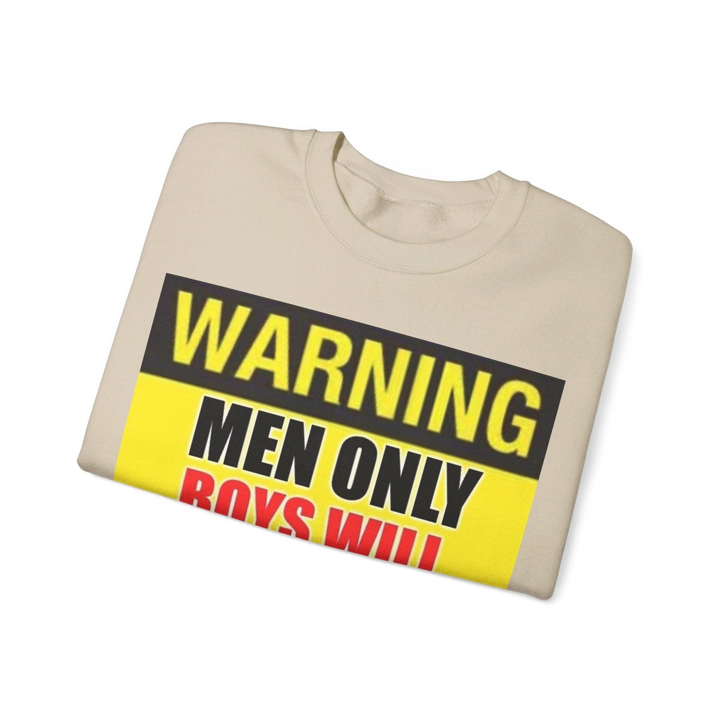 Warning Boys Shot Down - Unisex Heavy Blend™ Crewneck Sweatshirt