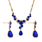 Crystal Necklace Jewelry Set