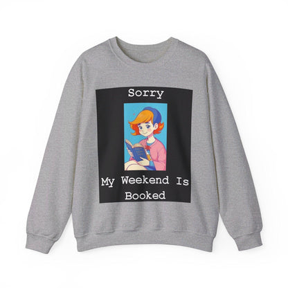 Weekend Booked 1 - Unisex Heavy Blend™ Crewneck Sweatshirt