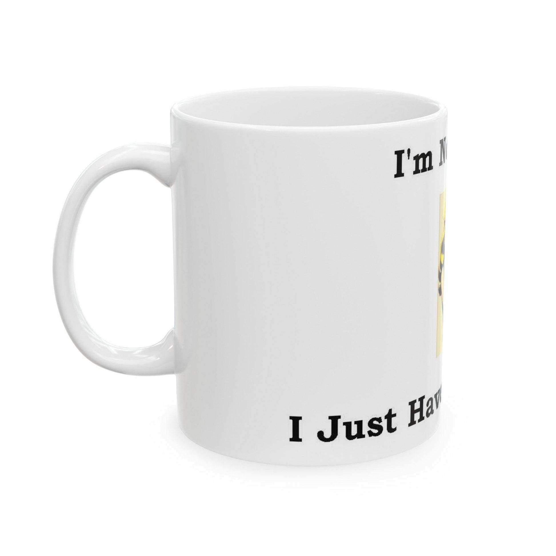 Bossy (White)- Ceramic Mug, (11oz, 15oz) - Better Mode