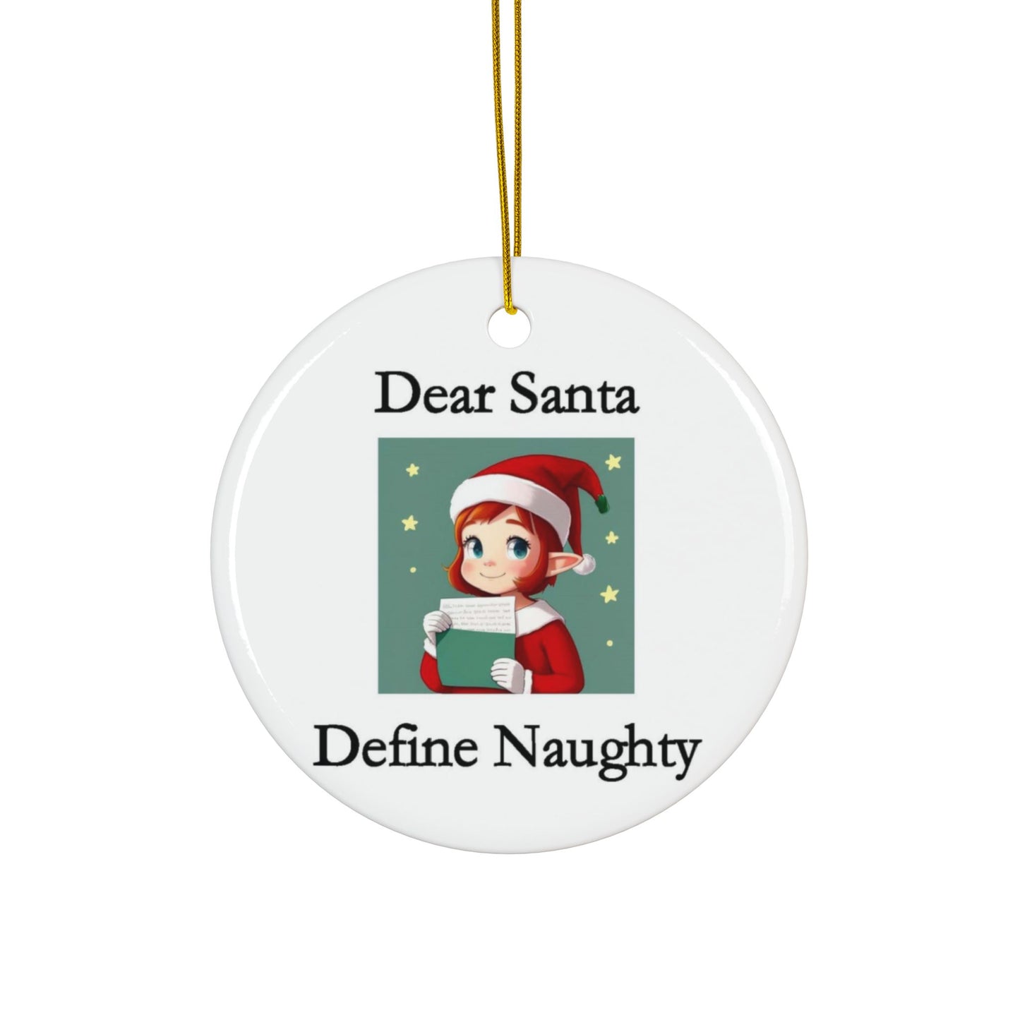 Christmas - Dear Santa 2 - Ceramic Ornaments - Better Mode