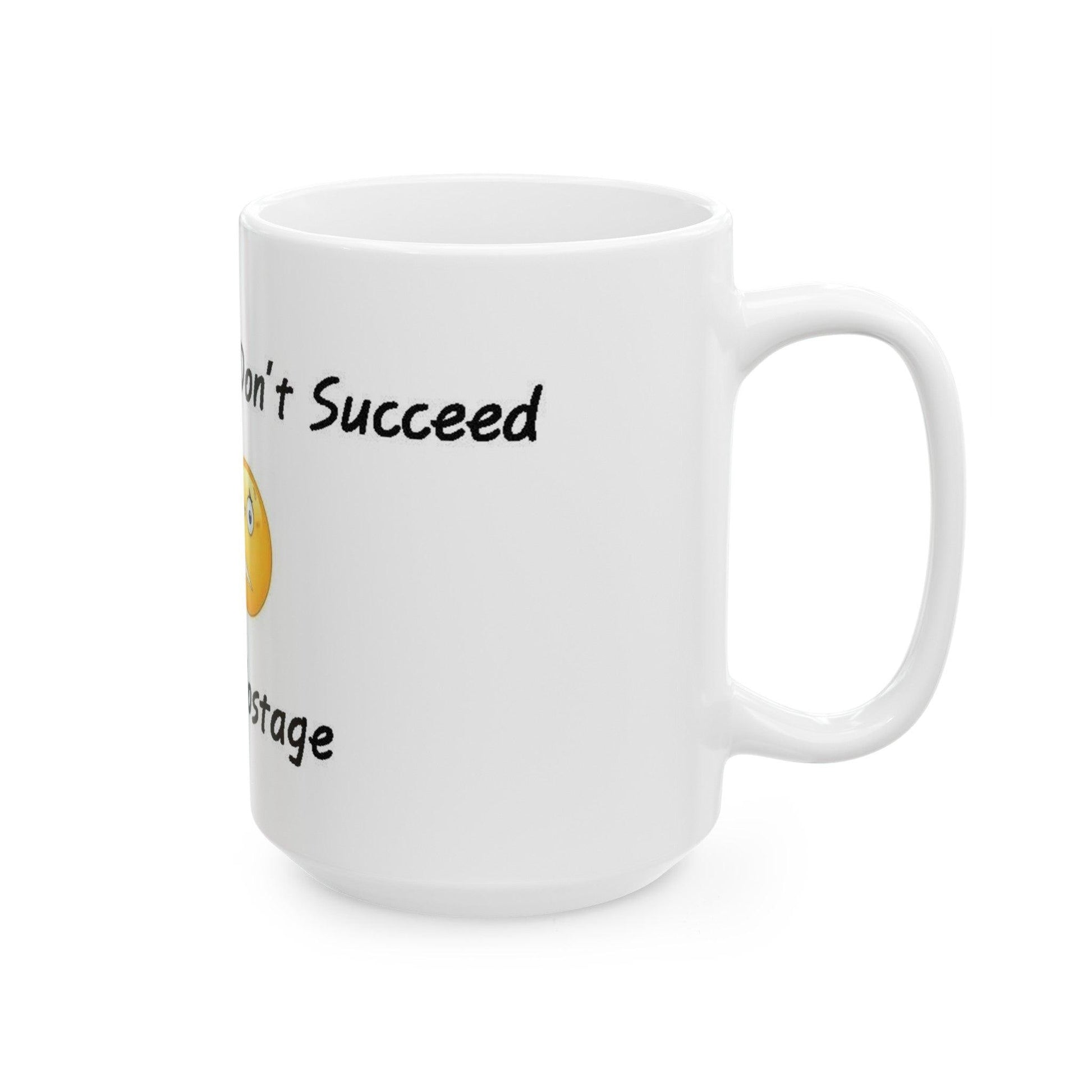 Hostage (White) - Ceramic Mug, (11oz, 15oz) - Better Mode