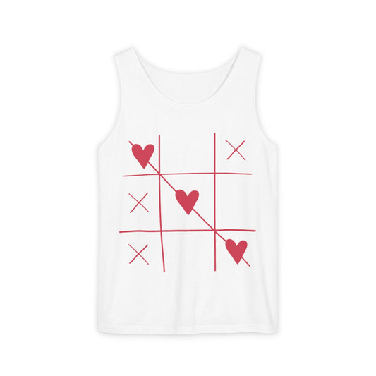 Tic Tac Toe Hearts Tank Top