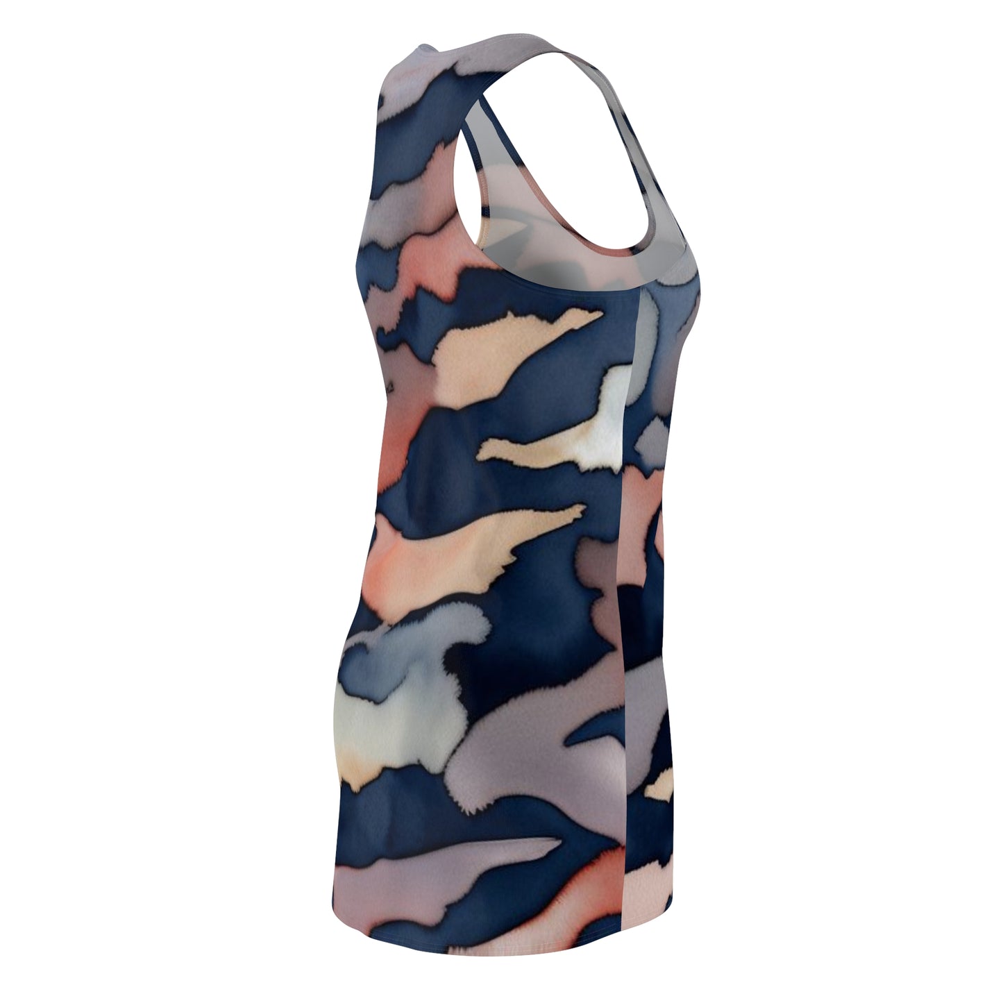 Camo Pattern Racerback Dress