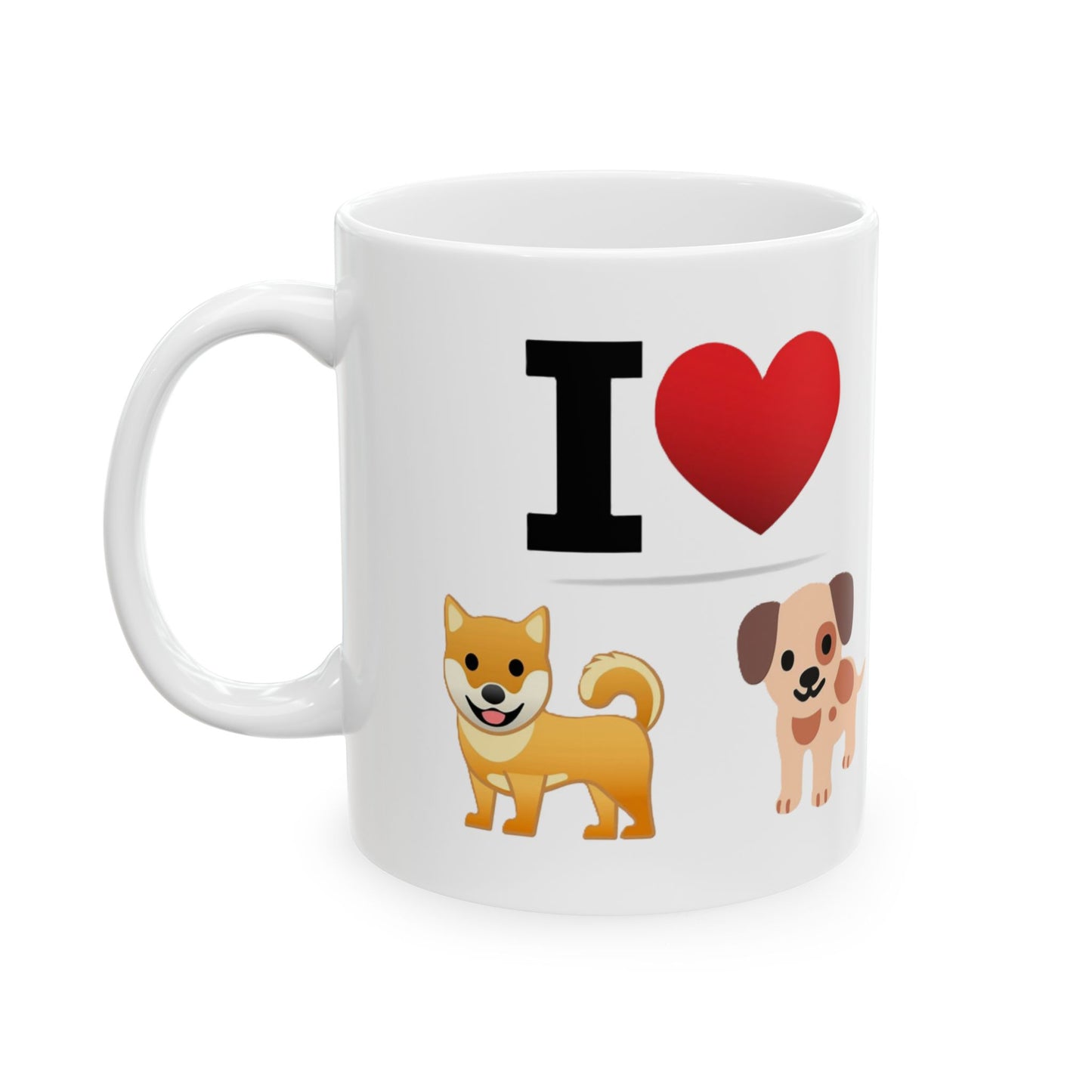 I Heart Dogs - Ceramic Mug, (11oz, 15oz) - Better Mode