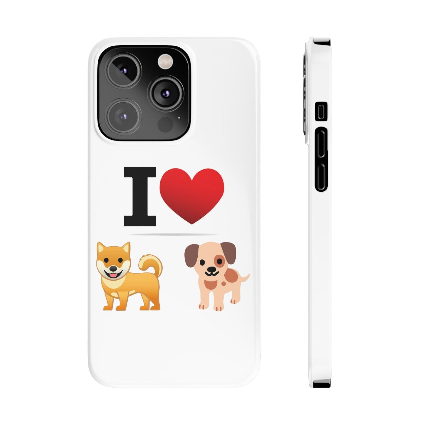 I Heart Dogs - Slim Phone Cases