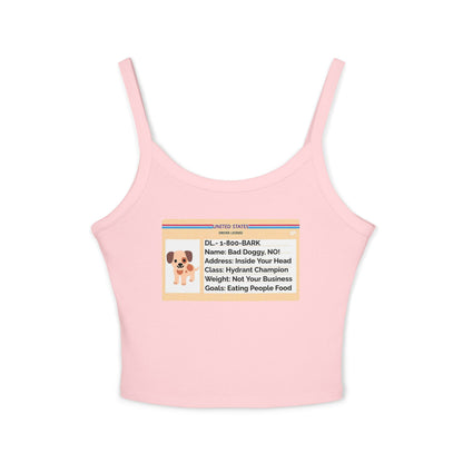 Women's Tank Top - Dog - Drivers License Design