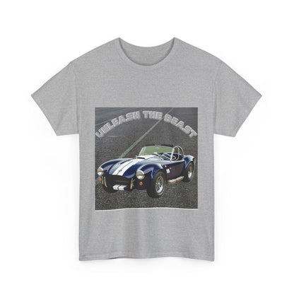 Unleash The Beast Classic Cars 4 - Unisex Heavy Cotton T-Shirt