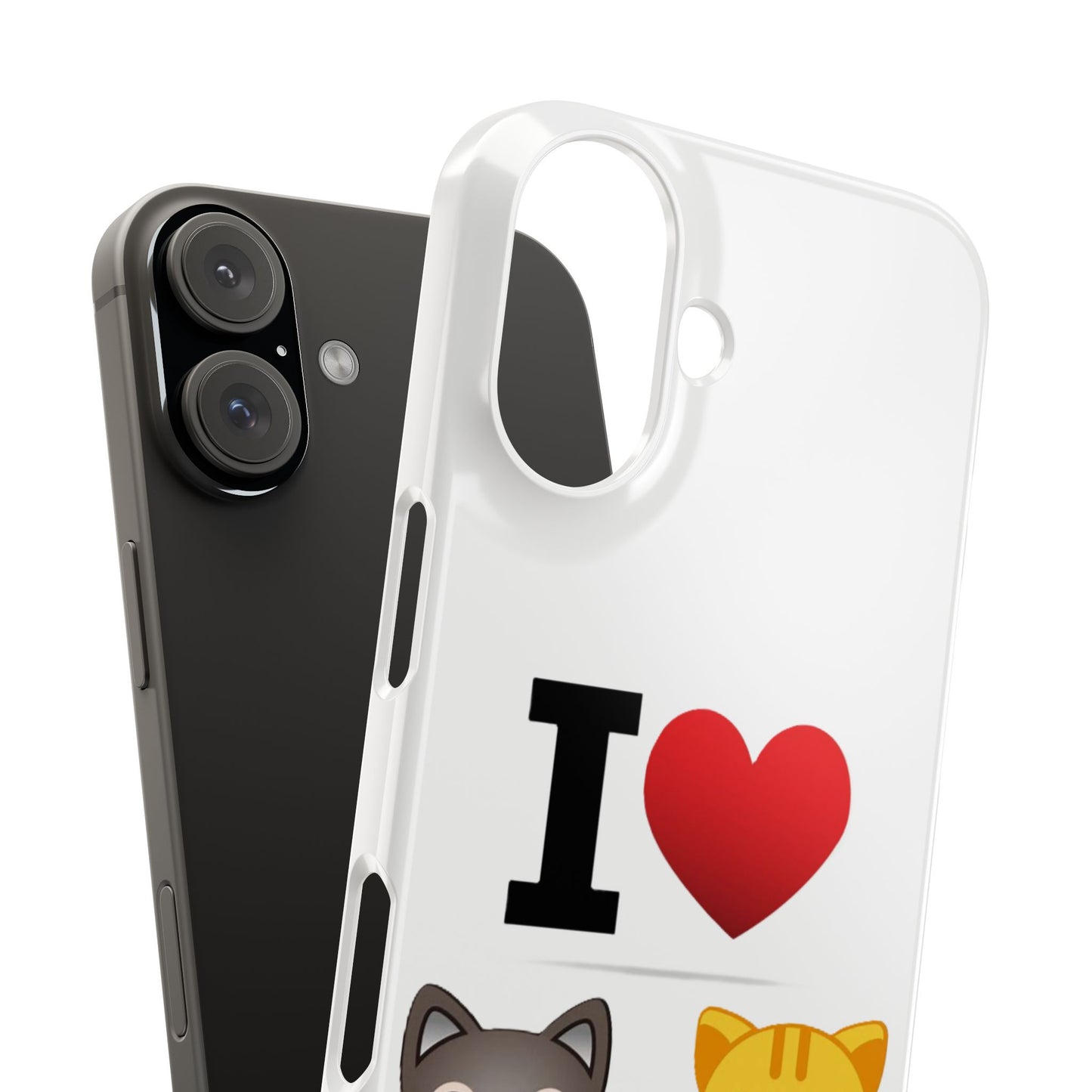 I Heart Cats - Slim Phone Cases