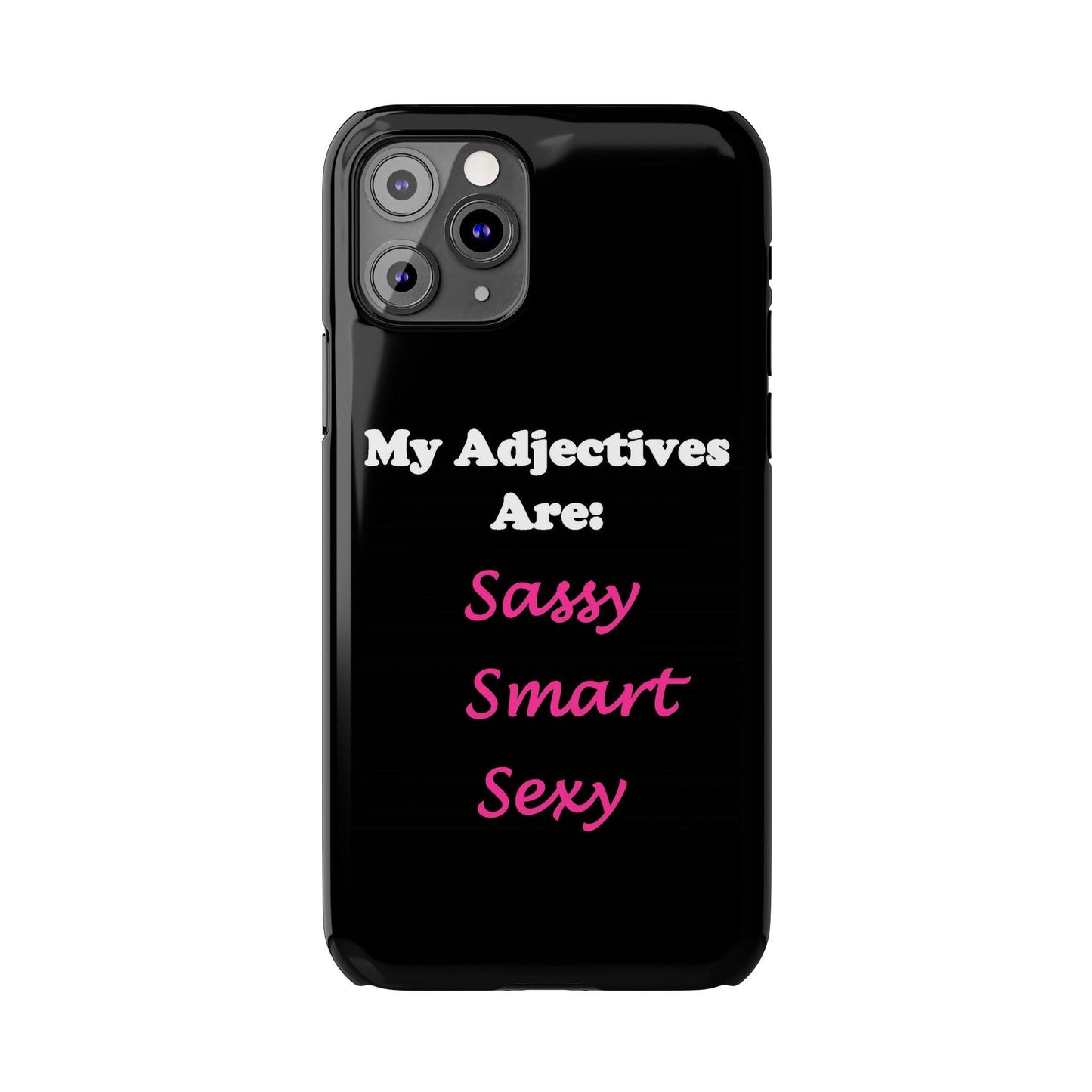 Sassy (Black) - Slim Phone Cases - Better Mode