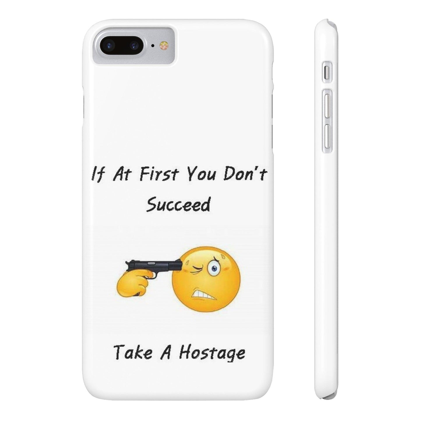 Hostage (White) - Slim Phone Cases - Better Mode