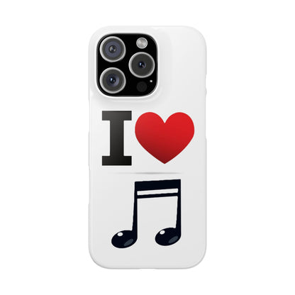 I Heart Music - Slim Phone Cases