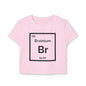 "Brainium" Periodic Table Women's Baby T-Shirt