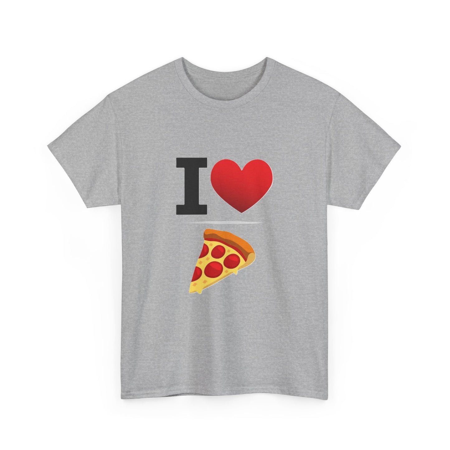 I Heart Pizza - Unisex Heavy Cotton T-Shirt