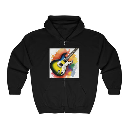 Rock Collection Guitar - Full Zip Hooded Sweatshirt