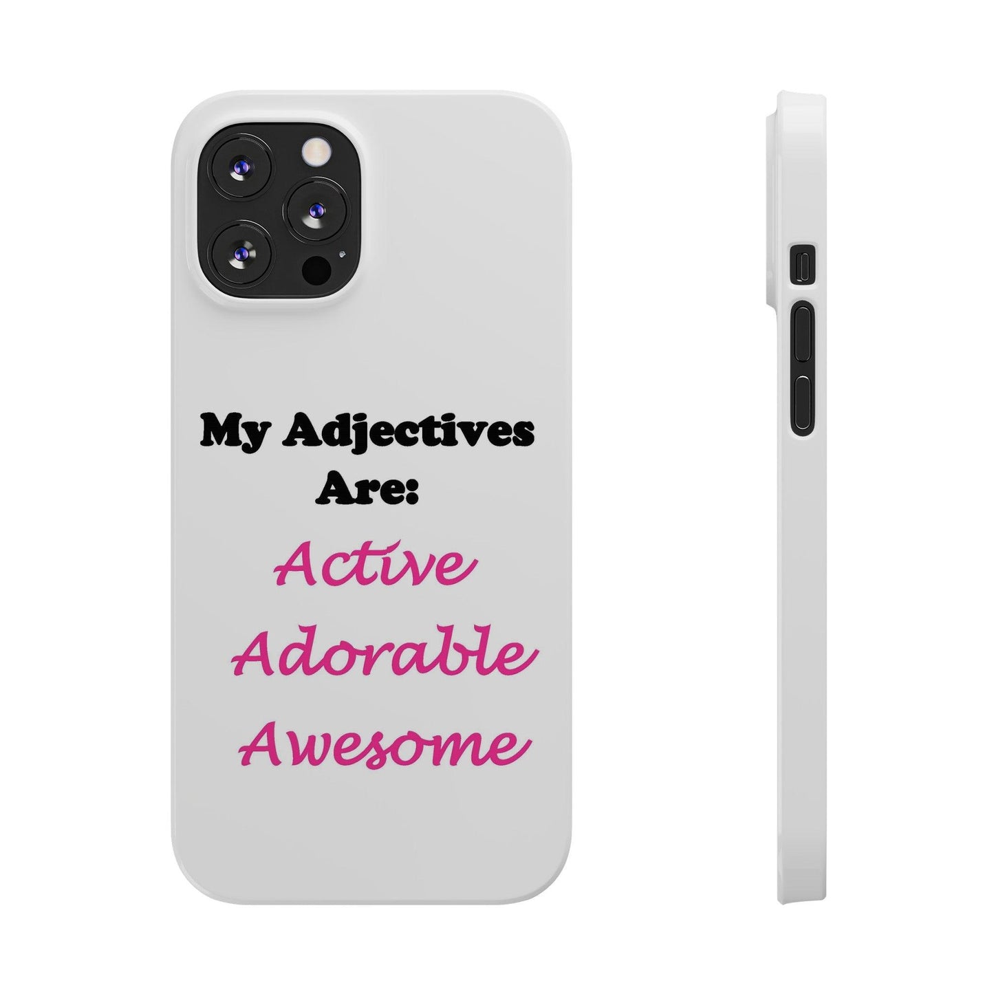 Active (White) - Slim Phone Cases - Better Mode