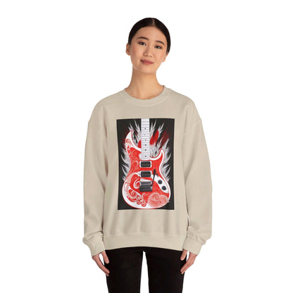 Rock Collection Guitar - Unisex Heavy Blend™ Crewneck Sweatshirt