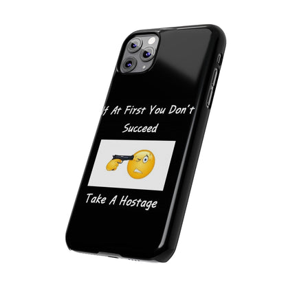 Hostage (Black) - Slim Phone Cases - Better Mode