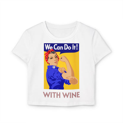 We Can With Wine Baby Tee